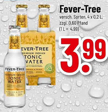 Fever-Tree Premium Indian Tonic Water 4 x 0,2 L