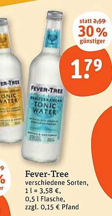 Fever-Tree Tonic Water – verschiedene Sorten