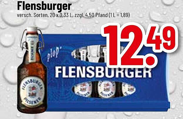 Flensburger Bier 20 x 0,33 L