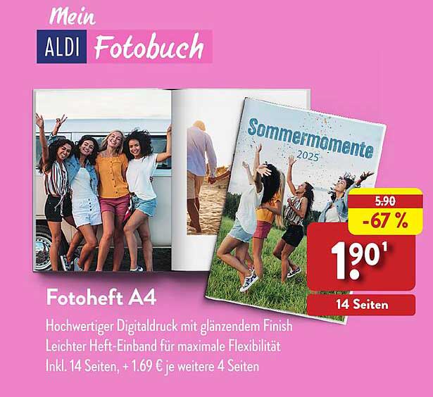 Fotoheft A4 - Sommermomente 2025