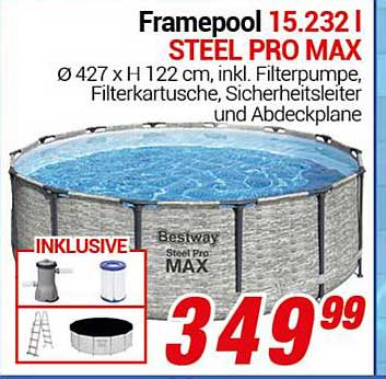 Framepool 15.232 l STEEL PRO MAX