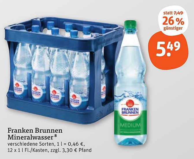 Franken Brunnen Mineralwasser