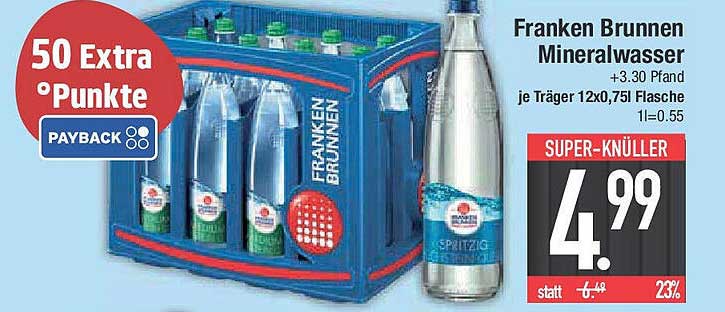 Franken Brunnen Mineralwasser - Super-Knüller!