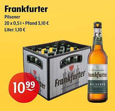 Frankfurter Pilsener 20 x 0,5 Liter