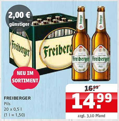 FREIBERGER Pils 20 x 0,5 l