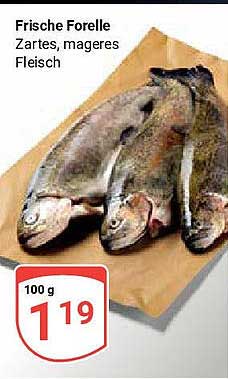 Frische Forelle - Zartes, mageres Fleisch