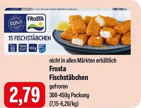 Frosta Fischstäbchen - 15 Stück, gefroren