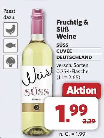 Fruchtig & Süß Weine SÜSS CUVÉE Deutschland 0,75-l-Flasche