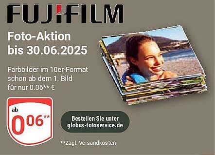 FUJIFILM Foto-Aktion bis 30.06.2025