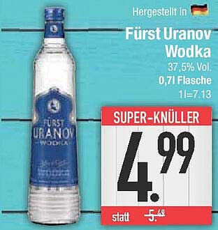 Fürst Uranov Wodka 0,7L