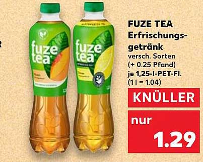 FUZE TEA Erfrischungsgetränk verschiedene Sorten