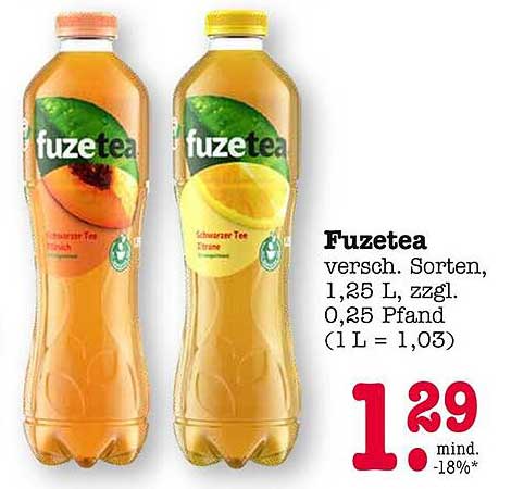 Fuzetea – Verschiedene Sorten, 1,25 L