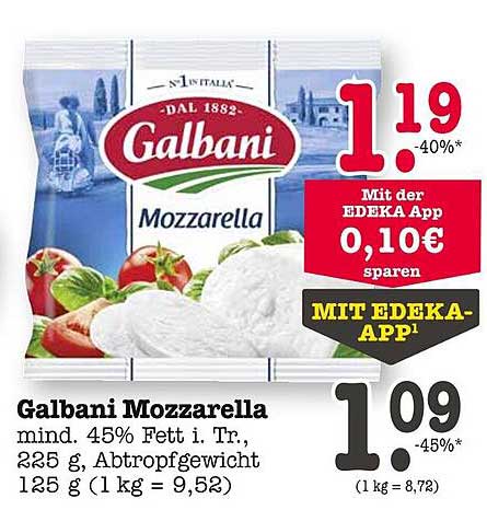 Galbani Mozzarella 225 g