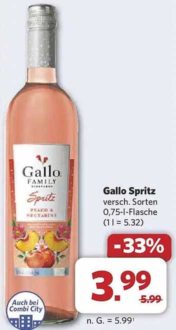Gallo Spritz - Verschiedene Sorten, 0,75-l-Flasche