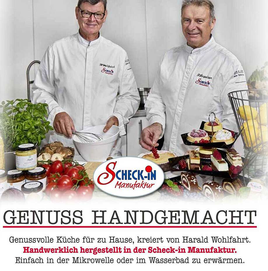 GENUSS HANDGEMACHT - Handwerklich hergestellt in der Scheck-in Manufaktur
