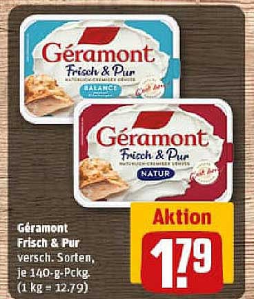Géramont Frisch & Pur - Leckere Auswahl zu einem unwiderstehlichen Preis!