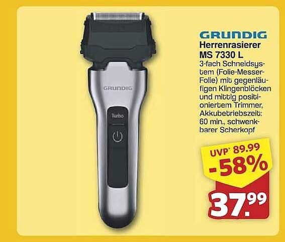 GRUNDIG Herrenrasierer MS 7330 L