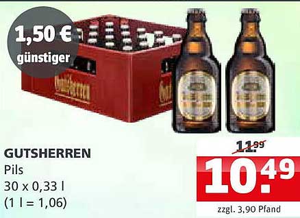 GUTSHERREN Pils 30 x 0,33 l