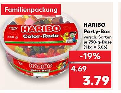 HARIBO Party-Box Color-Rado 750 g