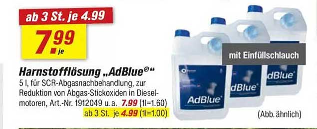 Harnstofflösung „AdBlue®“ 5 l