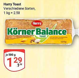 Harry Toast Körner Balance, 500 g
