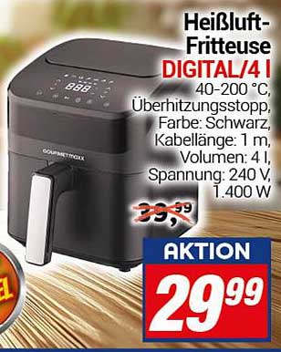 Heißluft-Fritteuse DIGITAL/4 I