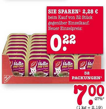 Hella my cat - 32 Stück Katzenfutter