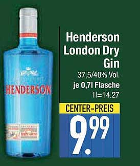 Henderson London Dry Gin 0,7l