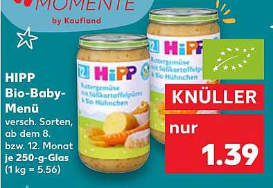 HIPP Bio-Baby-Menü - durch natürliche Zutaten überzeugen
