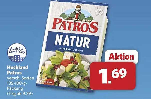 Hochland Patros Natur 135-180 g