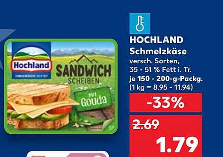 HOCHLAND Schmelzkäse