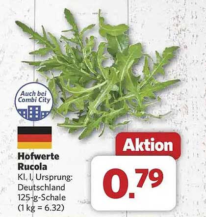 Hofwerte Rucola 125 g - Frisch aus Deutschland