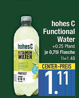hohes C Functional Water 0,75l