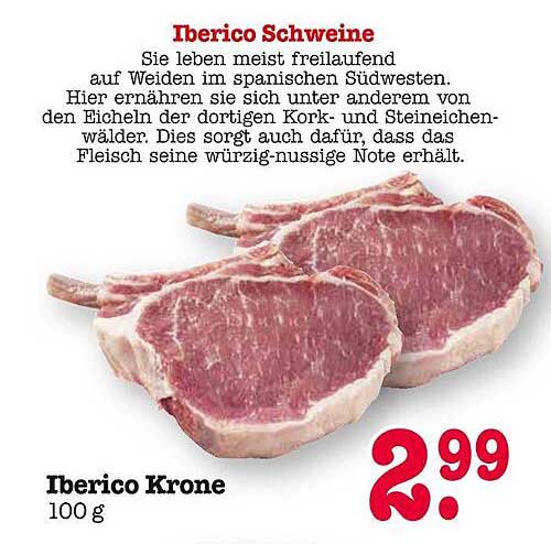 Iberico Krone - 100 g für nur 2,99 €