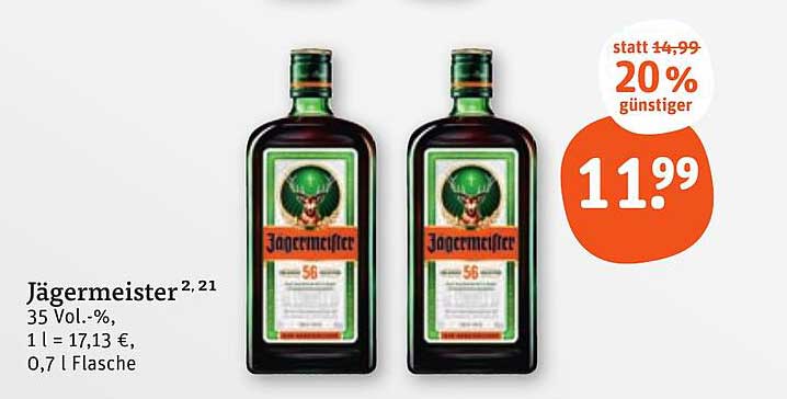 Jägermeister 0,7 l Flasche