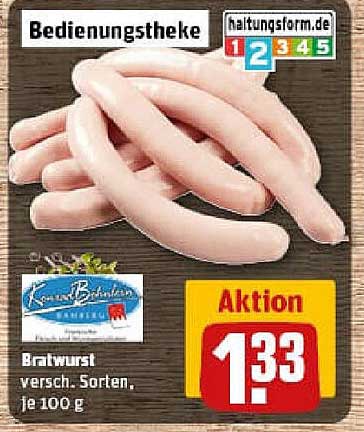 Kaukasische Bratwurst, verschiedene Sorten, je 100 g
