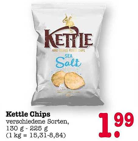 Kettle Chips - verschiedene Sorten, 130 g - 225 g