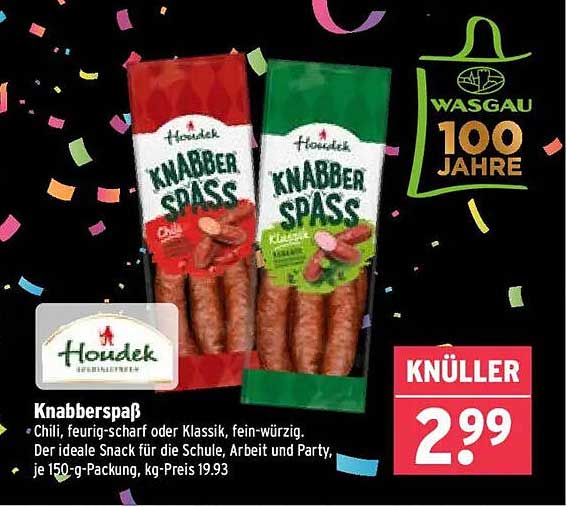 Knabberspaß - Chili, feurig-scharf oder Klassik, fein-würzig