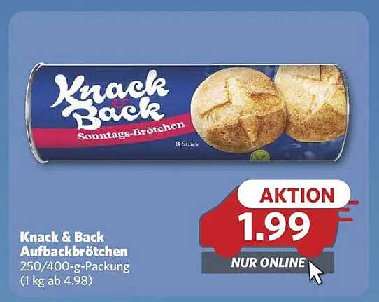 Knack & Back Aufbackbrötchen