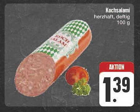 Kochsalami herzhaft, deftig 100 g