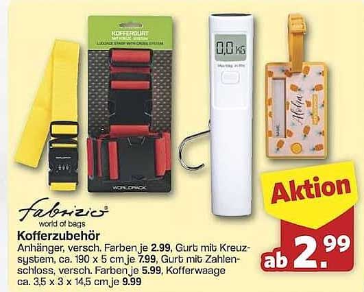 Kofferzubehör von Fabrizio – perfekte Begleiter für Ihre Reisen