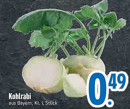 Kohlrabi aus Bayern, Kl. I, Stück