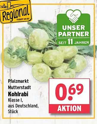 Kohlrabi Klasse I, aus Deutschland, Stück