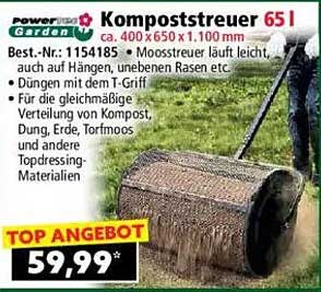 Kompoststreuer 65 l - Powerfix Garden