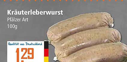 Kräuterleberwurst Pfälzer Art 100g