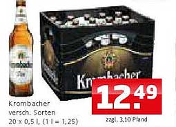 Krombacher Bier 20 x 0,5 l - verschiedene Sorten
