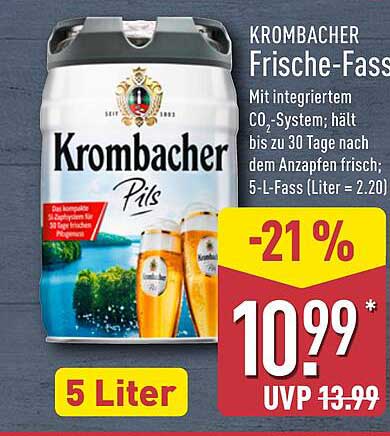 Krombacher Frische-Fass 5 Liter