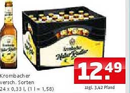 Krombacher Mischkoffer 24 x 0,33 l