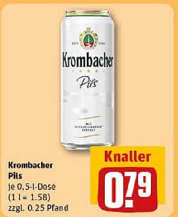Krombacher Pils 0,5 l Dose