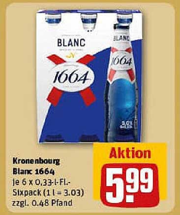 Kronenbourg Blanc 1664 Sixpack